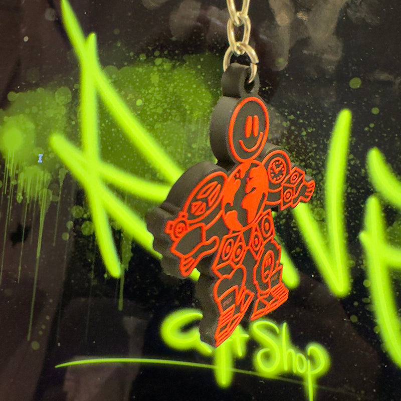 Pezman Key Ring